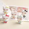 Accesorios de Resina DIY de Dibujos Animados Joyería Gatito Estéreo de Pie Pasador Funda para Teléfono Móvil Hebilla de Zapato Llavero Colgante Accesorios