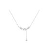 Collar de Hoja de Plata Esterlina Collar de Diseño de Lujo Accesible para Mujer Nuevo Estilo Caliente 2023 Cadena para Clavícula Moderna Regalo de Cumpleaños para Novia