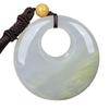 Hebilla de seguridad de jade natural Hebilla de seguridad excéntrica de esmeralda de hielo Tianshan de Xinjiang productos genuinos Colgante de semilla de jade del Gobi venta al por mayor
