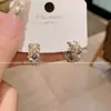 Brincos de Pérola com Renda de Alta Qualidade Estilo Vintage Coreano, Exquisitos e Compactos, Brincos Luxuosos e Doces