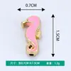 Acessórios Criativos para Joias DIY Novo Cavalo-marinho Perfurado de Desenho Animado Colar Esmaltado Pulseira Pingente Pequeno Charme Atacado