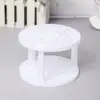 Soporte de exhibición para portalápices de 49 agujeros transfronterizo, soporte redondo de plástico multifuncional para bolígrafos, estante de almacenamiento para pinceles de acuarela y óleo, venta al por mayor