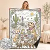 Manta de colorear DIY más vendida transfronteriza para actividades entre padres e hijos