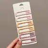Pinzas para el cabello infantiles de moda con forma de estrella, versátiles y no dañan el cabello, juego de pasadores para arreglar mechones sueltos y flequillo, accesorios para el cabello para niñas