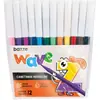 Caneta Bazze Wave com ponta de feltro 12 cores