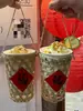 Taza de Bambú Tejido Hecha a Mano de Moda para Té de Leche Cesta de Bambú Taza de Té de Leche Cesta de Bambú de Moda Cubierta para Taza de Té de Leche Cubierta de Taza Tejida de Bambú
