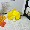Flor Artificial Grande Phalaenopsis Película de Impresión 3D Cabeza de Flor Furoshiki Recuerdo Caja de Regalo DIY Decoración Flor para Zapato Tocado