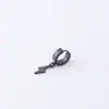 Pendientes para Hombre Viento Oscuro Rayo Hebilla de Oreja Sin Agujeros en las Orejas Pinza para Oreja Personalidad Femenina Estudiante Hip Hop Pendientes de Acero Inoxidable Venta al por Mayor