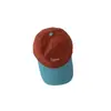 Gorra de Béisbol Infantil con Elegante Bordado de Letras y Diseño Color-Blocking para Primavera y Otoño, Gorra de Sol de Moda para Niños