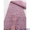 Tejido de Malla Floral con Lentejuelas Patchwork Tela con Cuentas Pesadas Encaje con Lentejuelas de Novia