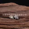 Pendientes de Aleación de Cobre Ecológicos, Pendientes de Zirconia Incrustados de Girasol, Pendientes Personalizados de Aleación de Titanio de Gama Alta de Nicho