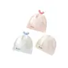 Gorro Bebé Jingqi Estilo Primavera y Otoño 0 a 3 Meses Protector para Fontanela Otoño e Invierno Recién Nacido Sin Costuras Algodón Puro Gorro Fetal