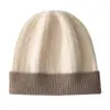 26 Estilos de Chapéus de Caxemira para Mulheres, Color Block, Dobrável, Cobertura para a Cabeça, Quente, Proteção para as Orelhas, Chapéus de Lã, Chapéus de Caxemira Versáteis