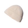 Gorro de Lana Estilo Coreano Piel de Melón para Hombre y Mujer Gorro para el Frío Otoño e Invierno Sombrero Yuppie Estilo Japonés Color Sólido Simple Tejido para Propietarios