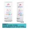 Suporte para pôster 80x180, suporte para painel de publicidade, banner roll-up, X-banner, design de pôster promocional, de piso tridimensional