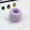 Europeo y Americano Transfronterizo Amazon Felpa Color Sólido Lavar Muñequera Deportiva Banda de Mano Banda para el Cabello Impermeable Lavado de Manos Muñeca