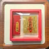 Set de Regalo Caja de Pegatinas Doradas para Teléfono, Oro Puro 999, Pegatinas de Lámina de Oro, Regalos Pequeños Publicitarios para Negocios al por Mayor