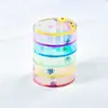 Molde DIY de pegamento de gota de cristal, caja de almacenamiento giratoria de 360 grados, molde para caja de joyería, mesa, materiales hechos a mano