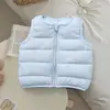 Chaleco de Algodón para Niños de Comercio Exterior, Cuello Redondo, Estilo Ligero, Nuevo Modelo 2026, para Niños Pequeños y Medianos, Bebés y Niños Pequeños, Se Puede Usar por Dentro o por Fuera