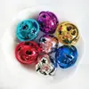 Estrela Colorida de Cinco Pontas com Sino Oco de 3cm Estrela de Metal Sino de Natal Pingente de Boneca DIY Feito à Mão Sino para Animal de Estimação