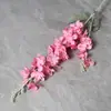 Delphinium Artificial de 2 Ramas con Acabado Afelpado, Delphinium Grande, Jacinto, Decoración para el Hogar, Accesorios para Fotografía de Bodas, Flores Artificiales al por Mayor
