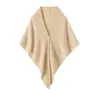 Bufanda Grande Triangular de Cachemir 100% Puro Estilo Nuevo Otoño e Invierno Cepillado Real Chal para Hombro y Cuello Pañuelo Exterior para Cheongsam