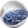 2x Cuentas de tubo recto rellenas de plata de 6 mm, cuentas de arroz de vidrio, hechas a mano, para pulseras de cuentas sueltas, materiales para accesorios de ropa