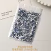 Azul Lago Pequeño Fondo Plano Forma Irregular Forma de Diamante Rombo Azul Forma Marquesa Forma de Gota de Agua Forma de Corazón Uña Vidrio Decoraciones para Uñas Artísticas Venta al por Mayor