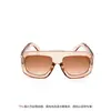 Gafas de sol cuadradas de montura grande cuidadosamente seleccionadas, nuevas y elegantes gafas de moda para salidas diarias, fiestas y protección solar al aire libre