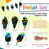 Nova Pintura Raspadinha DIY de Sorvete Presente de Aniversário para Crianças Cartão de Cumprimentos Educativo Criativo Cartão Raspadinha Artesanal Presente