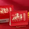 Calendario 2026 Estilo Chino Rojo Calendario 3D Año del Caballo Caja de Regalo Wholesale Edición Especial Publicidad Estampado en Caliente