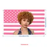 Bandeira de Apoio Estrela Americana Banner Personalizado para Show de Cantor Venda por Atacado Bandeira de Mão para Torcida em Jogo de Basquete