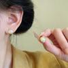 Pendientes de perlas de imitación irregulares, de estilo nicho, para mujer, de alta gama, combinables y únicos.