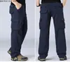 Pantalones de trabajo para hombre con múltiples bolsillos, holgados y de gran tamaño, con protección laboral, informales y rectos, para exportación transfronteriza y comercio exterior