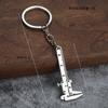 Mini Calibrador Vernier Joyería Compacto Colgante Herramienta de Medición Hogar Portátil Pequeño Jade Joyería Texto Tarjeta de Juego