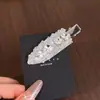 Pinza para el Cabello de Pato sin Costuras con Espuma de Leche de Bayas para Mujer, Pinza Lateral Exquisita de Gama Alta, Pinza para Flequillo, Accesorio Lateral para el Cabello