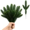 Planta artificial de Navidad corona casera de corona adorno de plástico ambiente festivo planta verde decoración con corona de vid