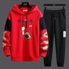 Juventude Primavera e Outono de mangas compridas casual terno esportivo masculino estudante do ensino médio roupas de banheiro bonito moda roupas estilo coreano