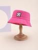 Sombrero de Pescador Infantil de Primavera y Verano de Doble Cara con Patrón de Carita Sonriente, Sombrero para el Sol Simple con Protección Solar, Sombrero de Pescador Plegable Casual y Versátil