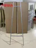Marco de Foto de Hierro Dorado para Boda Soporte de Caballete Soporte para Foto de Boda Señal de Bienvenida para Agua Estante de Exhibición de Fotos Estante de Pintura al Óleo Escandinavo