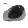Chapéu Bico de Pato Novo Estilo Outono e Inverno para Homens, Boina Simples Lisa Retrô Britânica para Mulheres, Boné Casual para Frente, Chapéu de Lã
