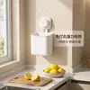 Caja de almacenamiento de pared con ventosa fuerte, portapalillos de cocina sin taladro, escurridor de cucharas para el hogar, directo del fabricante
