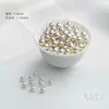 Chapado en Oro de 14K Cuentas Pequeñas Doradas Cuentas Sueltas Accesorios para Pulseras Pulsera de Cuentas Hecha a Mano DIY Materiales para Joyería de Cuentas Plateadas