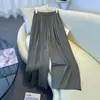 Pantalones Casuales de Pierna Ancha, Modernos y Elegantes, para Mujer, Nuevo Estilo Verano 2026, Corte Holgado, Favorecedores, Versátiles, Pantalones Cortos de Pierna Recta