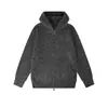 Cardigan de Tricô com Capuz Cor Sólida Masculino Outono/Inverno 2026 Jaqueta Casual de Tricô de Alta Qualidade para Jovens