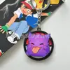 Llavero Caliente de Anime Pokemon Aleación de Zinc Rodamiento Diseño Giratorio Criaturas Mágicas Lindas