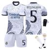 2324 Uniforme de Futebol Cavalo Real Padrão Dragão Branco Edição Especial Uniforme Ronaldo Balin Mbappe Terno Infantil Adulto