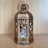 Linterna de Vela LED Digital Hexagonal para Viento, Linterna Pequeña tipo Bolso, Luz Nocturna, Adornos Decorativos