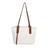 Bolso de mano casual simple de estilo europeo y americano, bolso tote grande de gran capacidad para el día a día, bolso de hombro y para llevar debajo del brazo para mujer