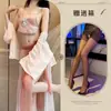Lingerie Sexy Feminina Estilo República da China Conjunto Sexy Retrô Hanfu Tentação Transparente Faixa de Barriga Clássica Conjunto de Pijama Feminino